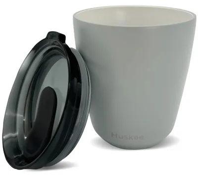 Isolierter Kaffeebecher 226 ml, Edelstahl, mit Deckel, auslaufsicher