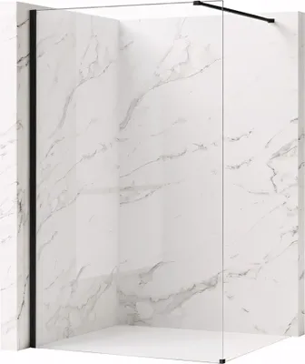 Produktbild von Duschwand Walk-In REA Flexi 70 Black