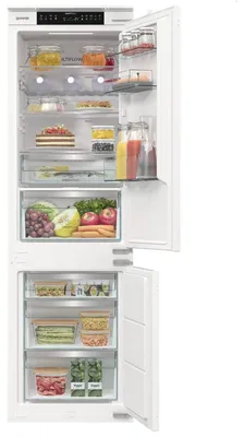 Produktbild von Gorenje G600 Einbau integriert Kühlschrank/Gefrierschrank, 177.2 x 54 x 54.5 cm, Schlepptürtechnik, 252 l, SN-T, 6 kg/24h, D, Fresh Zone Fach, Weiß