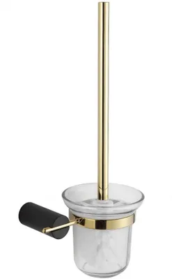 Zdjęcie produktu dla Mexen Aron szczotka toaletowa, czarna/złota - 7088150-57