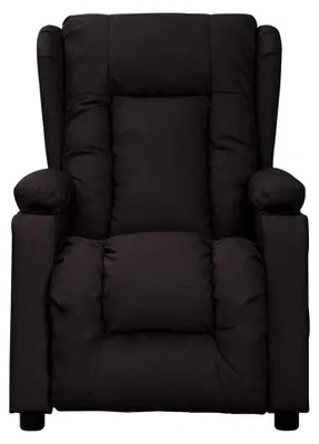 Produktbild von Relaxsessel Schwarz Kunstleder