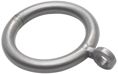 Immagine prodotto di Merriway BH03246 - Anello per tende in plastica con occhiello fisso - Grigio (confezione da 24)