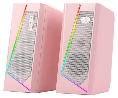 Zdjęcie produktu dla Głośnik biurkowy GS520 RGB, głośnik stereo 2.0 z 6 trybami podświetlenia LED