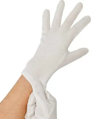 Produktbild von 12x Baumwollhandschuhe weiss Größe XL 12 Paar