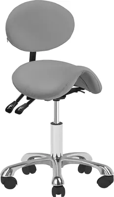 Obrázek produktu pro Kosmetický taburet 1025 GIOVANNI - šedý