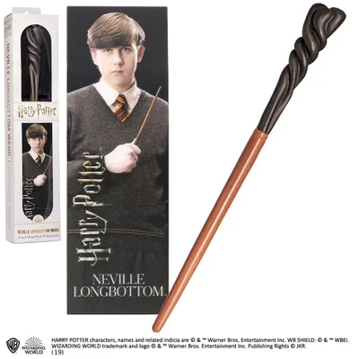 Zdjęcie produktu dla Noble Collection Harry Potter PVC Zauberstab-Replik Neville Longbottom 30 cm NOB6320