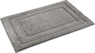 Produktbild von Badteppich mit rutschfester Unterseite, 50x80 cm, grau