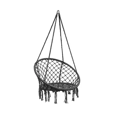 Produktbild von nabbi Hängend Schaukelstuhl Hopfig 120x80 cm - Schwarz