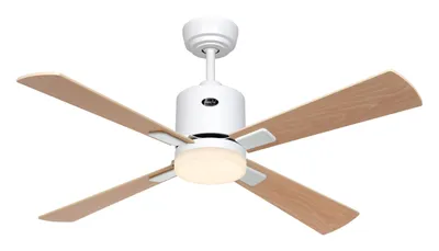 Immagine prodotto di Ventilatore da soffitto ECO NEO III 103 Bianco - Acero/Faggio WiFi con luce
