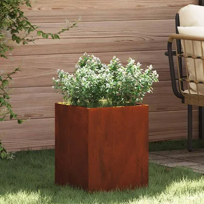 Obrázek produktu pro vidaXL Zahradní květináč Odolný proti povětrnostním vlivům ocel 32 x 32 x 40 cm