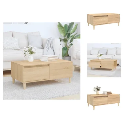Produktbild von vidaXL Couchtisch Sonoma-Eiche 90x50x36,5 cm Holzwerkstoff -  Couchtische