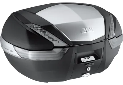 Produktbild von Givi Monokey® Topcase V47 für 2 Helme, 47L Stauraum, kompatibel mit Trägern