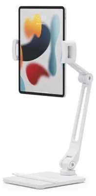 Zdjęcie produktu dla Twelve South HoverBar Duo, telefon komórkowy/smartfon, tablet/UMPC, aktywny uchwyt, stół/stół, wewnętrzny, biały
