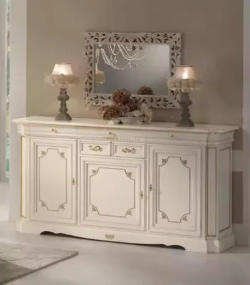 Produktbild von Kommode Sideboard Schrank Holz Kommoden Italienische Möbel Massiv Neu