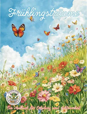 Produktbild von Frühlingsträume - Ein Malbuch für Erholung und Achtsamkeit