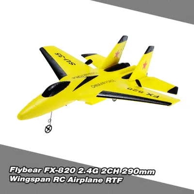 Obrázek produktu pro Flybear FX-820 2.4G 2CH dálkové ovládání SU-35 kluzák 290mm rozpětí EPP Micro Indoor RC letadlo letadlo RTF