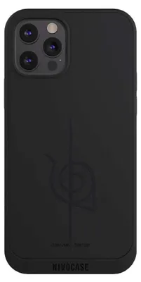 Produktbild von NIVOCASE Handyhülle für Apple iPhone 12 Pro Max Hülle NIVOpure Case Schwarz Naruto Shippuden Sasuke Konoha