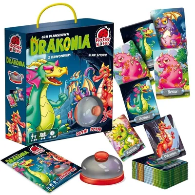 Zdjęcie produktu dla Gra Edukacyjna  Z Dzwonkiem. Smoki Rk1180-05