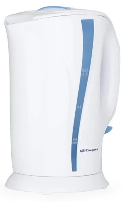 Wasserkocher 1 l, 900 W, schwarz, Stahl, klappbarer Deckel