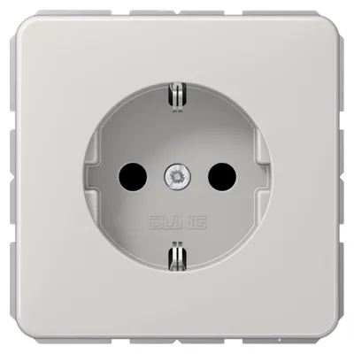 Productafbeelding van JG SCHUKO stopcontact CD1520LG, 16A, 250V, kleur: grijs