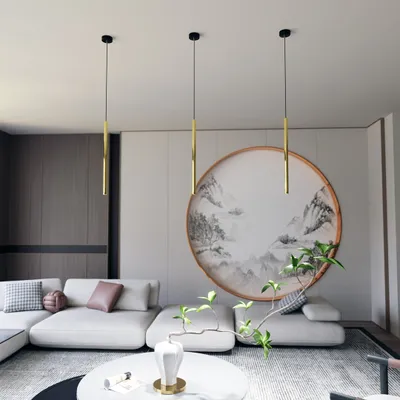Zdjęcie produktu dla Lampa wisząca złota sopel regulowana SELTER 1xG9 8W Emibig