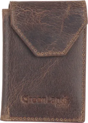 Produktbild von GreenLand Nature Leder Kartenetui Monte Mini Card Wallet RFID Brown braun