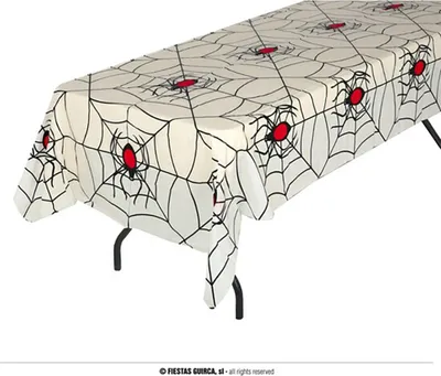 Produktbild von HALLOWEEN Folientischdecke Spinnennetz 135x270cm