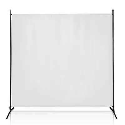 Produktbild von Fiqops Paravent Outdoor Raumteiler Garten Spanische Wand Trennwand Raumtrenner 1 teilig Beige