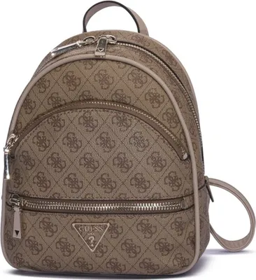 Produktbild von GUESS Damen Cityrucksack Manhattan Latte Logo