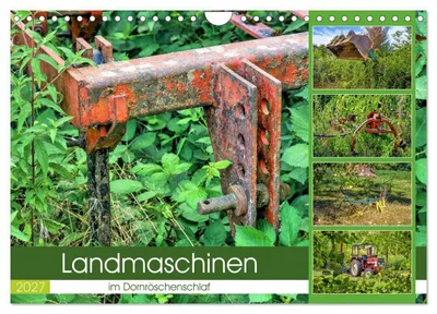 Produktbild von Landmaschinen im Dornröschenschlaf (Wandkalender 2027 DIN A4 quer), CALVENDO Monatskalender
