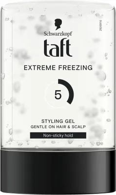 Image de Taft - Extreme Freezing 5 - Gel coiffant - Fixation forte - 300 ml - 1 pièce