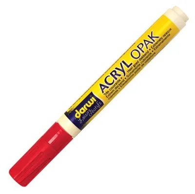 Produktbild von ACRYL Acrylmarker breit 2 mm, 6 ml - Karminrot