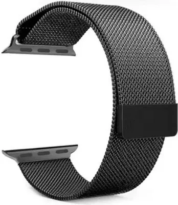 Image de Milanese Loop Band Strap Compatible avec Apple Watch 6 5 Bracelet de montre en acier inoxydable 42MM 44MM Iwatch Series Accessoires Bracelet de montre