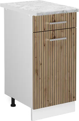 Obrázek produktu pro Spodní skříňka kuchyňské linky Vicco R-Line Řemeslný dub 40 cm s pracovní deskou, Model 49060