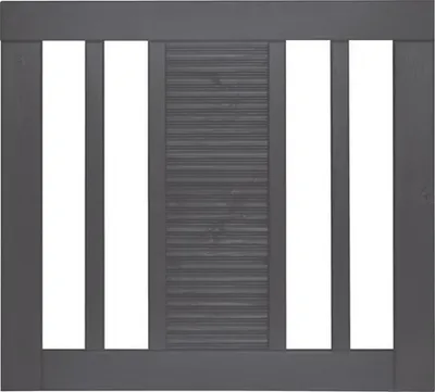Produktbild von Einzeltor Konsta Fenris ohne Schloßfräsung 90 x 90 cm basaltgrau