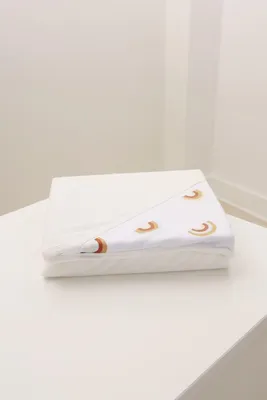 Image de Serviette en bambou pour bébé - arc-en-ciel