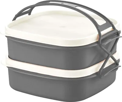 Zdjęcie produktu dla 2-warstwowy pojemnik na lunch Tetra firmy Herzberg