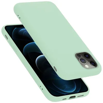 Immagine prodotto di Cadorabo custodia protettiva per Apple iPhone 12 / 12 PRO custodia in verde cellulare Custodia Cover TPU Etui