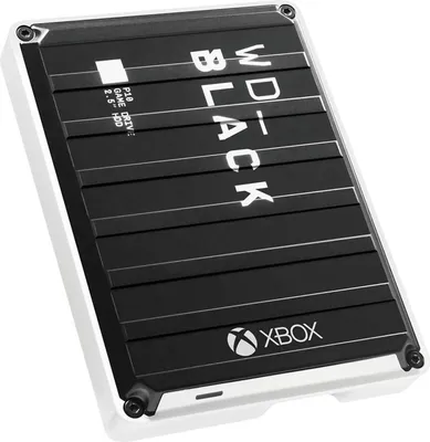 Produktbild von WD Black Tragbar Festplatte - Extern - 5 TB - Schwarz, Weiß - Spielkonsole Unterstütztes Gerät - USB 3.2 - Retail