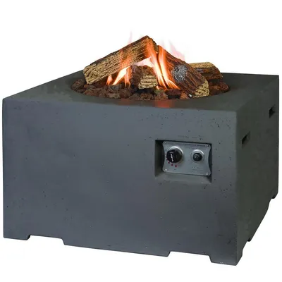 Produktbild von MANIA Feuertisch quadratisch grau