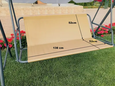 Image de Elzusha - Housse de remplacement pour fauteuil de jardin, modèle balancelle