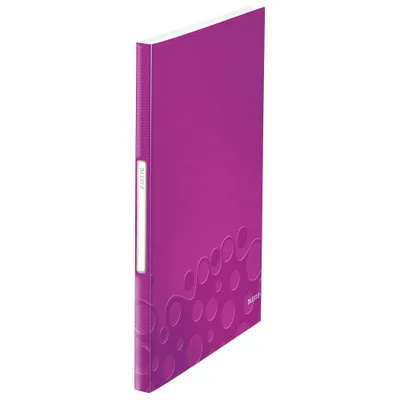 Produktbild von LEITZ Sichtbuch WOW A4 PP mit 40 Hüllen violett metallic