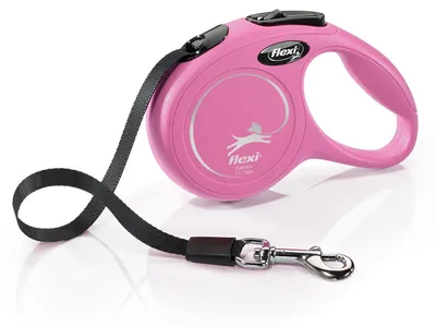 Produktbild von flexi® Classic Hunde Roll-Leine, 3m, pink