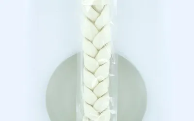 Productafbeelding van Landman Witte vlechtstaaf van 45 cm voor extra kauwplezier