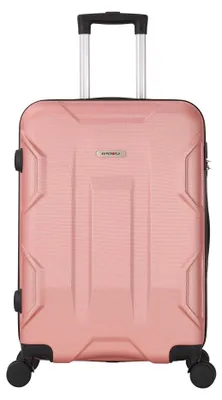 Produktbild von Trolley ADC Palace Handgepäck Koffer 55 cm, Hartschalenkoffer ABS, 4 Rollen 360° – Roségold