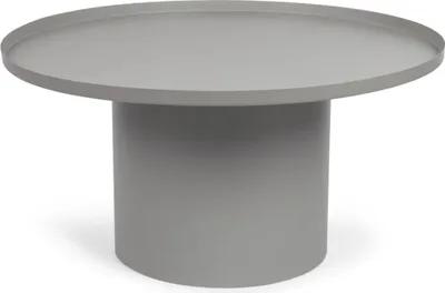 Produktbild von Beistelltisch Fleksa rund aus Metall grau Ø 72 cm