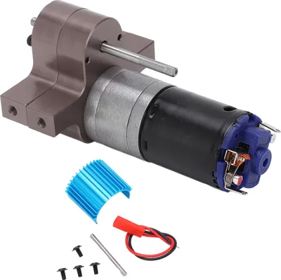 Produktbild von RC -Getriebe Metallgeschwindigkeitswechselgetriebe mit 370 Motor für WPL C14 1/16 Military Trucktitanfarbe