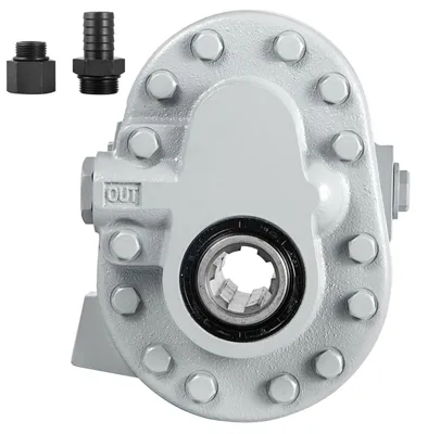 Image de Pompe hydraulique de 21,2 gallons par minute. Moteur hydraulique de 540 tr/min. Fendeuse à bois de 2250 PSI. Fendeuse hydraulique SAE 12 avec raccord de sortie. Pompe hydraulique pour fendeuses à bois, adaptée aux systèmes de levage de hayons de camions, aux ciseaux élévateurs et aux bennes basculantes