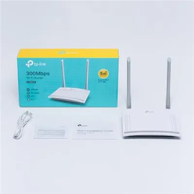 Produktbild von TP-LINK Router TL-WR820N 802.11n, 300 Mbit/s, 10/100 Mbit/s, Ethernet LAN (RJ-45) Ports 2, MU-MiMO Ja, Antennentyp Extern