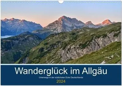 Immagine prodotto di "Wanderglück im Allgäu" (Calendario da parete 2024, formato DIN A3 orizzontale), CALVENDO: Calendario mensile, "Mondi montani da apprezzare" (CALVENDO Natura)